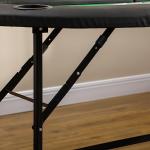 HOMCOM Folding Poker Table for 8 Players