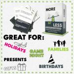 More or Less Card Game - Perfect for Travel