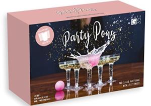 Beer Pong Game Set with Glasses and Balls