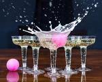 Beer Pong Game Set with Glasses and Balls