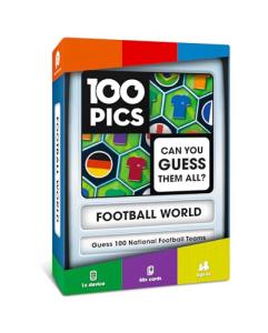 100 PICS Football World Travel Game Flash Cards
