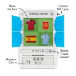 100 PICS Football World Travel Game Flash Cards