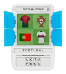100 PICS Football World Travel Game Flash Cards