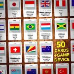 Flags of the World Travel Game - 100 PICS