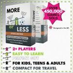 More or Less Sports Card Game for Everyone