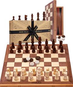 Jaques of London Chess and Backgammon Set