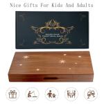 Classic Wooden Backgammon Set with Checkers Pieces