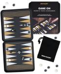 Magnetic Travel Backgammon Set in Tin Case