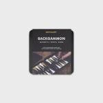 Magnetic Travel Backgammon Set in Tin Case