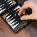 Magnetic Travel Backgammon Set in Tin Case