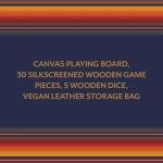 Pendleton Serape Backgammon: Roll-Up Travel Game