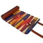Pendleton Serape Backgammon: Roll-Up Travel Game