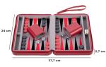 Engelhart Deluxe 9-Inch Travel Backgammon Set