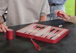 Engelhart Deluxe 9-Inch Travel Backgammon Set