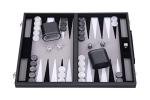 Luxury 18-Inch Backgammon Set with Pearl Dice