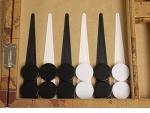Middleton Games 15-Inch Brown Backgammon Set