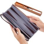 Premium Roll-Up Backgammon Set with Leather Case