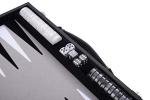 Luxury 18-Inch Backgammon Set with Pearl Dice
