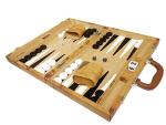 Middleton Games 15-Inch Brown Backgammon Set