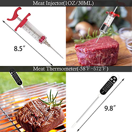 26pcs Stainless Steel BBQ Tools Set, Portable Bag