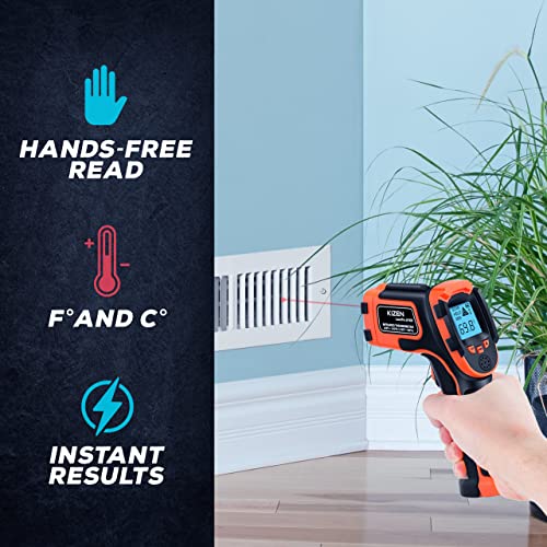 KIZEN Infrared Thermometer Gun - Handheld Heat Temperature Gun