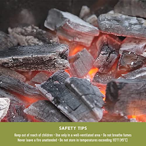 Fire & Flavor Natural Hardwood Lump Charcoal - Oak/Mesquite Blend - 20lbs