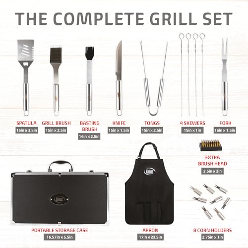 Heavy Duty BBQ Grilling Accessories Set