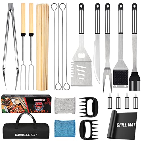 Premium 122PCS Grill Set for Outdoor BBQ