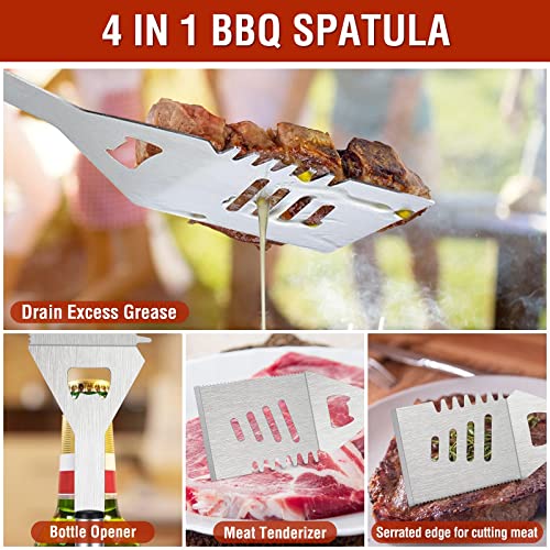 Premium 122PCS Grill Set for Outdoor BBQ