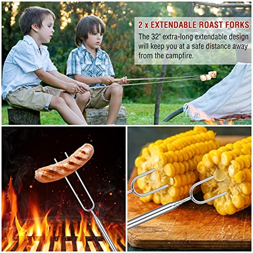Premium 122PCS Grill Set for Outdoor BBQ