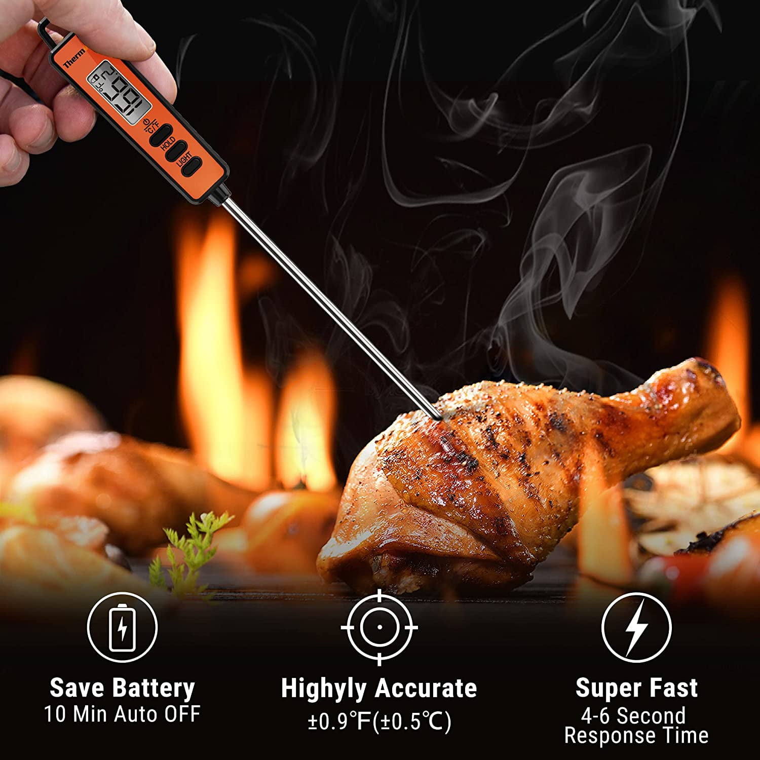 ThermoPro TP01A BBQ Grill Meat Thermometer