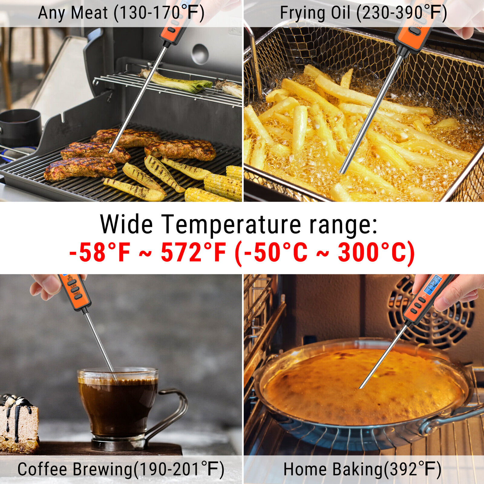 ThermoPro TP01A BBQ Grill Meat Thermometer