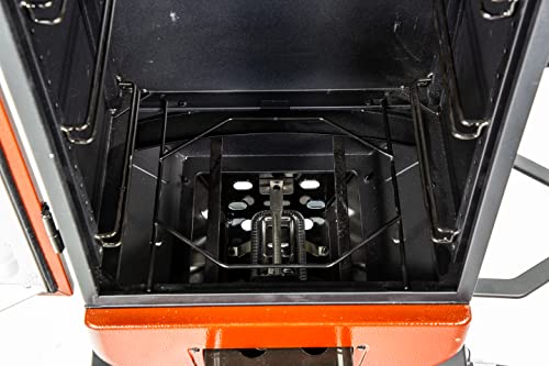 Pit Boss Vertical Smoker, Red Hammertone 684sq.in