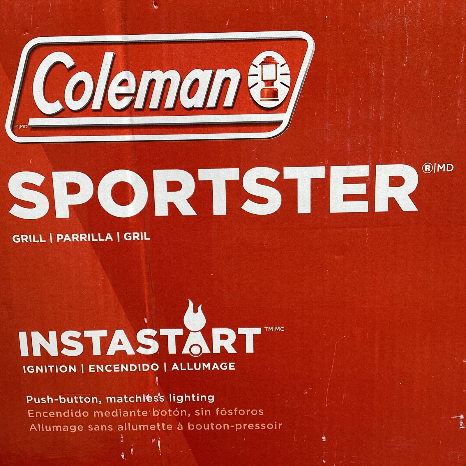 Coleman Sportster Propane Grill - 11,000 BTUs, Red