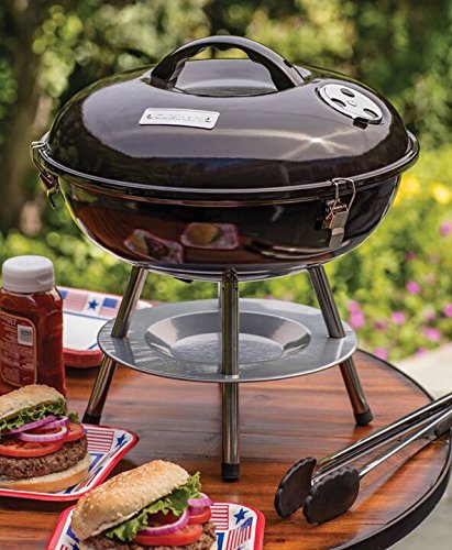 Cuisinart Portable Charcoal Grill - 14-Inch, Black