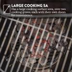 GasOne 16 Inch Heavy Duty Vertical Charcoal Smoker
