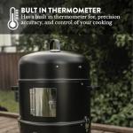 GasOne 16 Inch Heavy Duty Vertical Charcoal Smoker