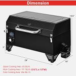ORALNER Portable 8-in-1 Pellet Grill and Smoker