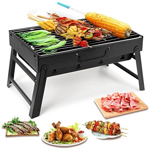 Portable Charcoal Grill for Camping and Picnics