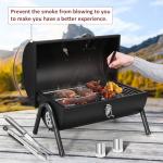 Leonyo Portable Charcoal Grill Set with Accessories
