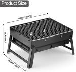Compact 17" Portable Charcoal Grill for Outdoors