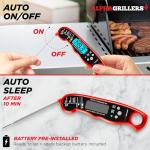 Alpha Grillers Ultra Fast Digital BBQ Thermometer