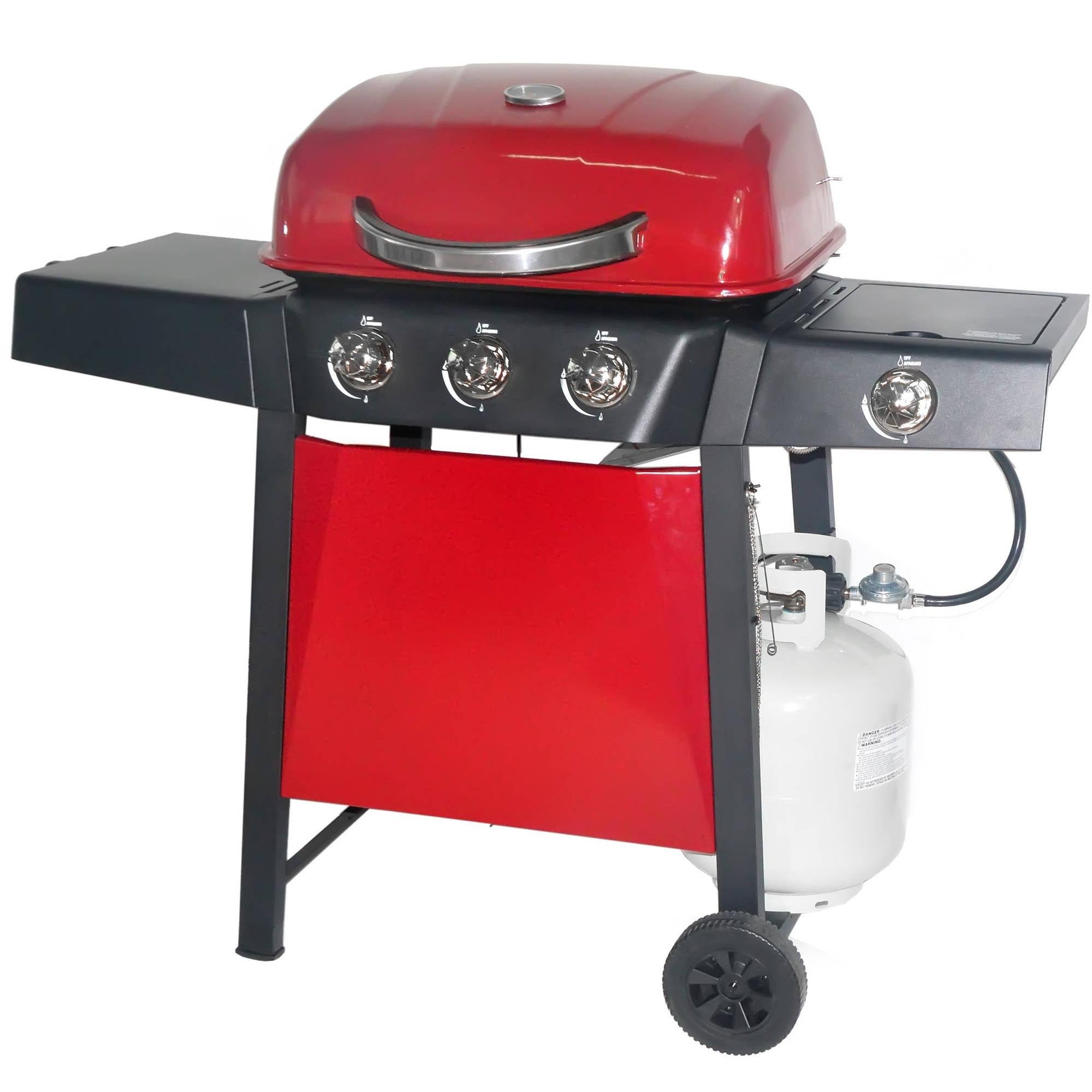 RevoAce 4 Burner Propane Gas Grill with Side Burner