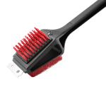 3 in 1 Grill Brush with Stainless Steel Scraper