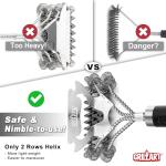 GRILLART Bristle-Free BBQ Grill Cleaner Brush