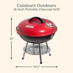 Portable Charcoal BBQ Grill by Cuisinart