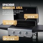 MASTER COOK 3 Burner Propane Gas Grill