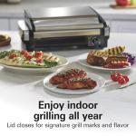 Electric Indoor Searing Grill - Adjustable Temp Control