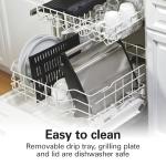 Electric Indoor Searing Grill - Adjustable Temp Control