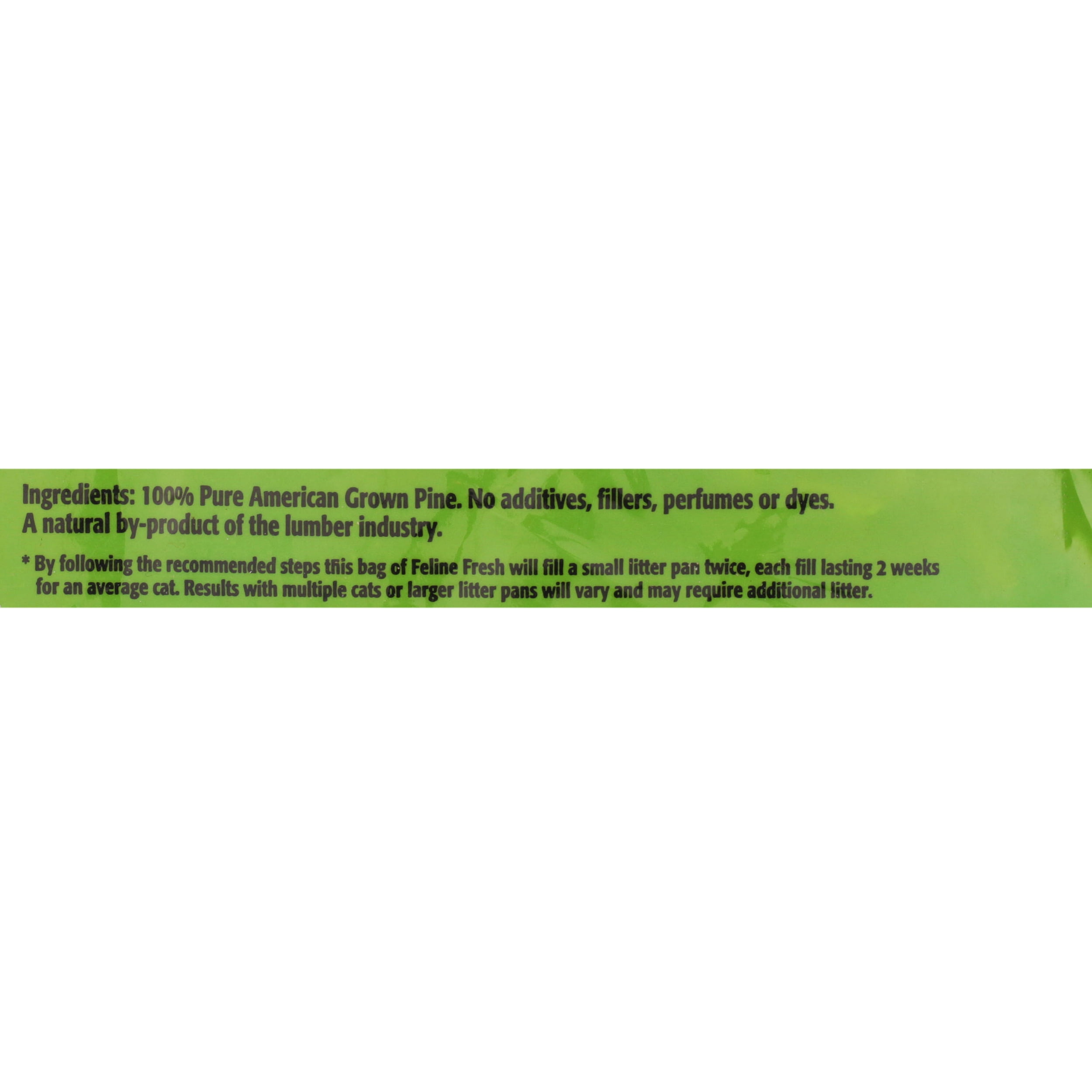 Feline Fresh Natural Pine Cat Litter - 2 Pack